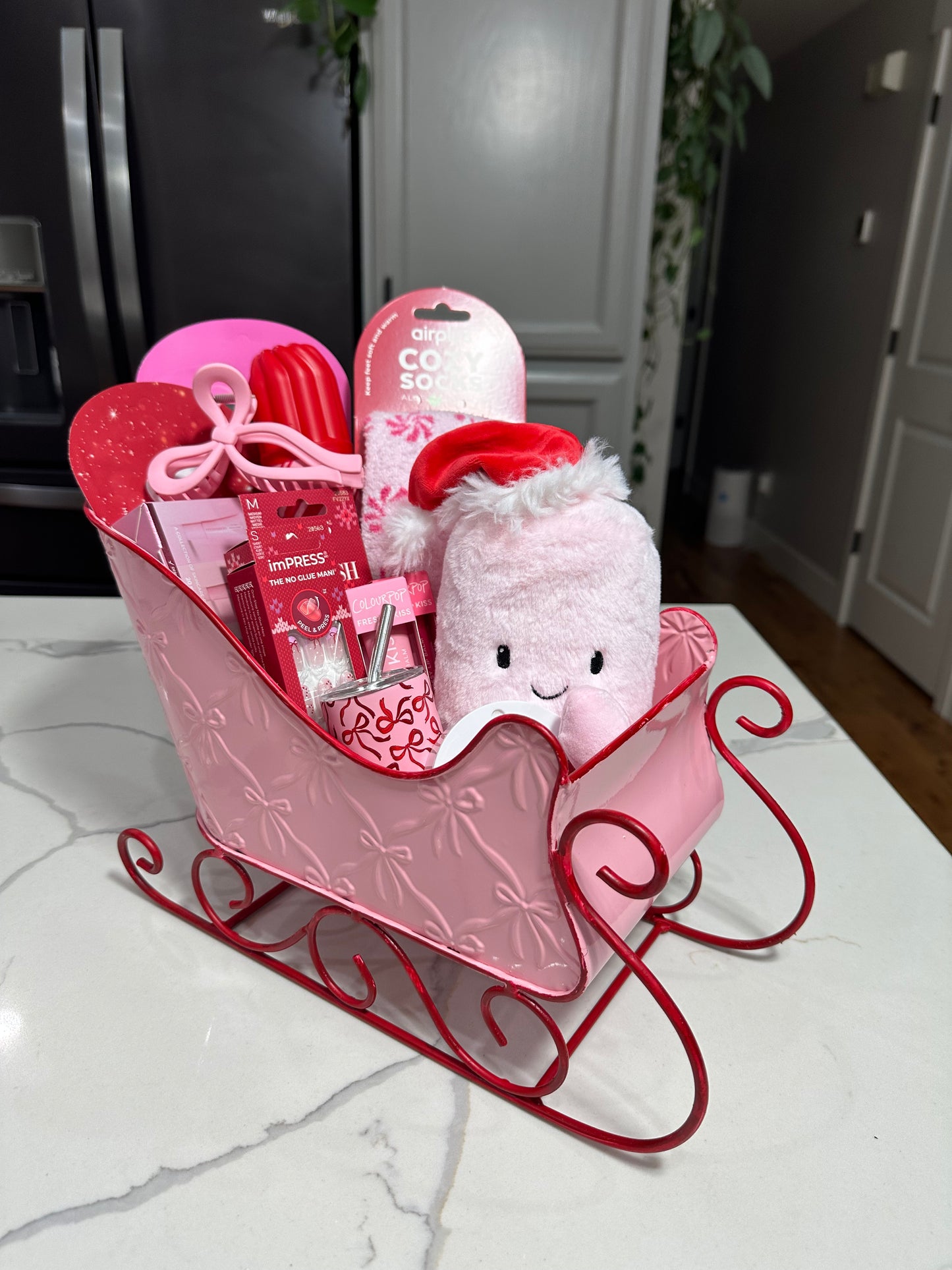 Pink Sleigh Gift